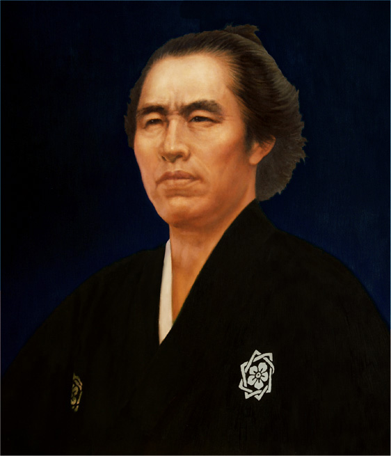 坂本竜馬肖像画(F10号)